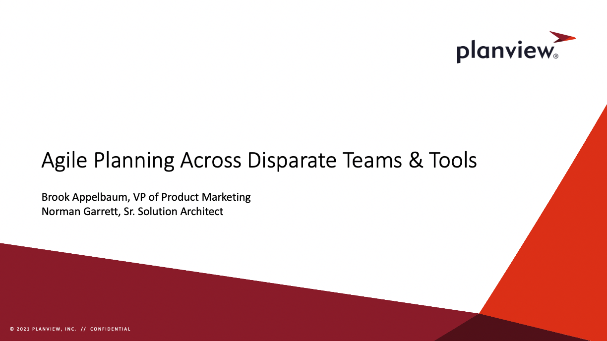 Agile Planning Across Disparate Teams and Tools